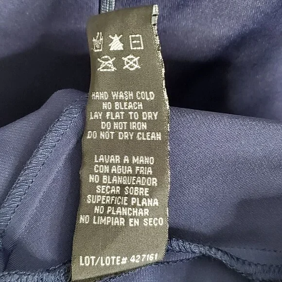 R&M Richards Size 10 Dress Jacket Set Event Formal Floral Lace Sequin Navy NWT - Picture 10 of 16